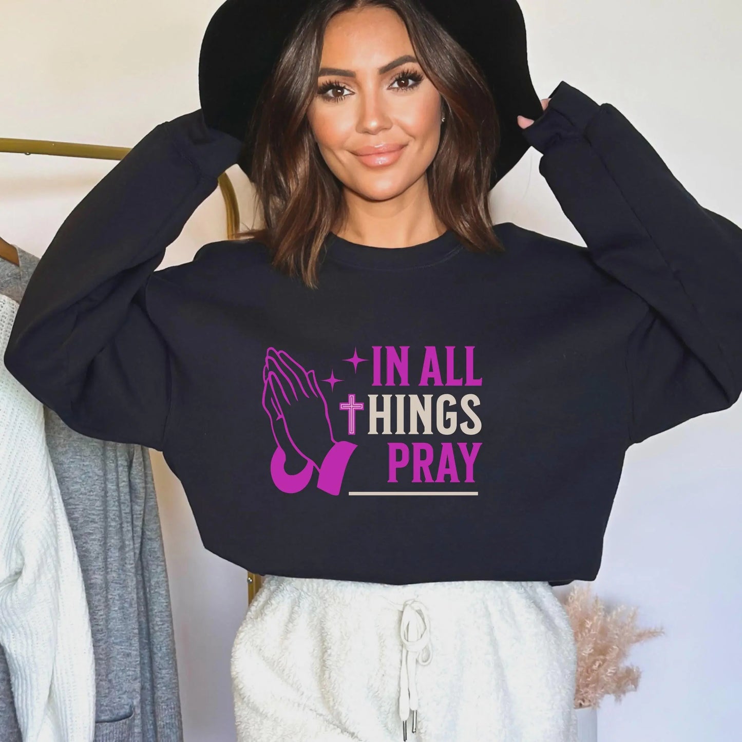 In All things Comfort Colors® Sweatshirt