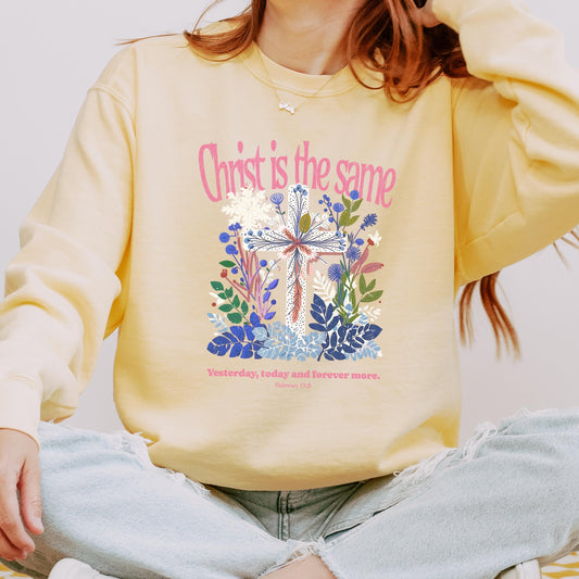 Christian Sweatshirt For Women| Bible Verse Crewneck | Comfort Colors Faith Sweatshirt | Christian Gift for Women