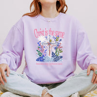 Christian Sweatshirt For Women| Bible Verse Crewneck | Comfort Colors Faith Sweatshirt | Christian Gift for Women