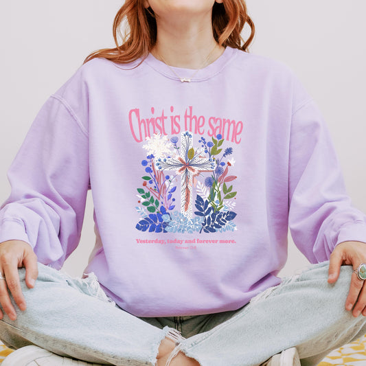 Christian Sweatshirt For Women| Bible Verse Crewneck | Comfort Colors Faith Sweatshirt | Christian Gift for Women