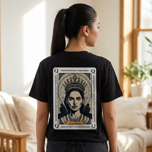 Queen Esther Comfort Colors – Womens Christian Faith Shirt | “For Such a Time as This” Bible Verse Shirt | Esther 4:14 Christian Apparel