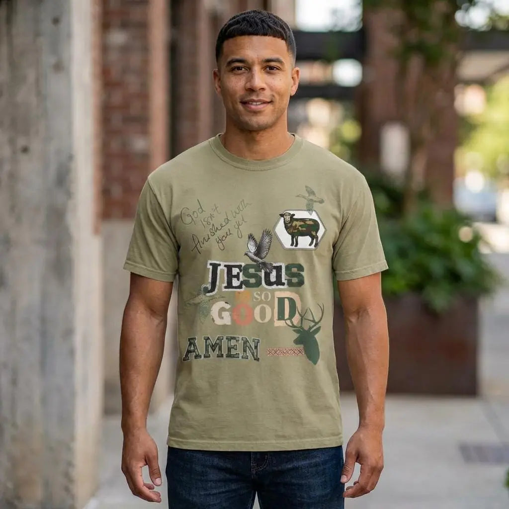 Jesus Is So Good Tee, Vintage Style Christian Shirt, Faith Inspired Graphic Tee, Aesthetic Christian Apparel, Inspirational Christian Gift