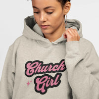 Church Girl Hoodie – Christian Faith Hoodie for Women, Cute Church Sweatshirt, Christian Apparel, Faith Based Hoodie, Religious Gift for Her