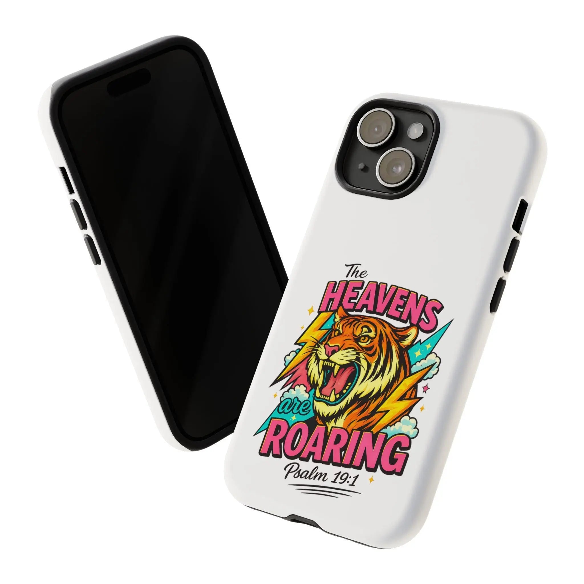 Heavens Are Roaring Tiger Phone case | Christian Cell Phone Case | Christian Accessories