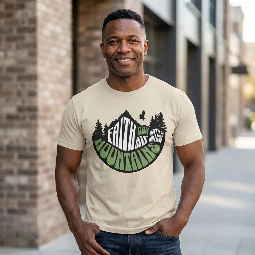 Christian Fitness Tee | Men’s Performance T-Shirt | Men’s Activewear T-Shirt | Motivational Faith Gym Tee | DryBlend Athletic Faith Tee