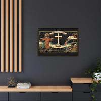 Medieval Christian At | Christian Wall Art | Philippians 1:21 Print | Christian Home Decor