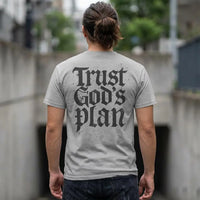 Trust God's Plan Christian Gym T-Shirt | Religious Activewear | Christian Workout Clothes