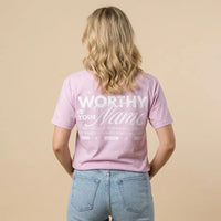 Worthy Is Your Name Tee | Trendy Christian Shirt | Christian Faith Scripture Tee | Bible Verse Shirt | Church T-Shirt | Worship leader Gift