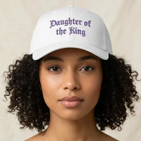 Daughter of the King Embroidered Baseball Cap | Faith Christian Scripture Hat