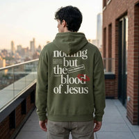 Nothing But the Blood of Jesus Hoodie | Trendy Christian Hoodie | Church Hoodie | Religious Faith Wear
