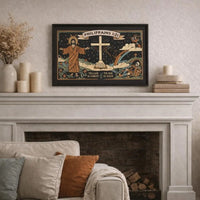 Medieval Christian At | Christian Wall Art | Philippians 1:21 Print | Christian Home Decor