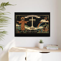 Medieval Christian At | Christian Wall Art | Philippians 1:21 Print | Christian Home Decor