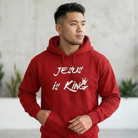 Jesus is King Hoodie | Trendy Mens Christian Apparel | Gift for Youth Pastor | Church Hoodie