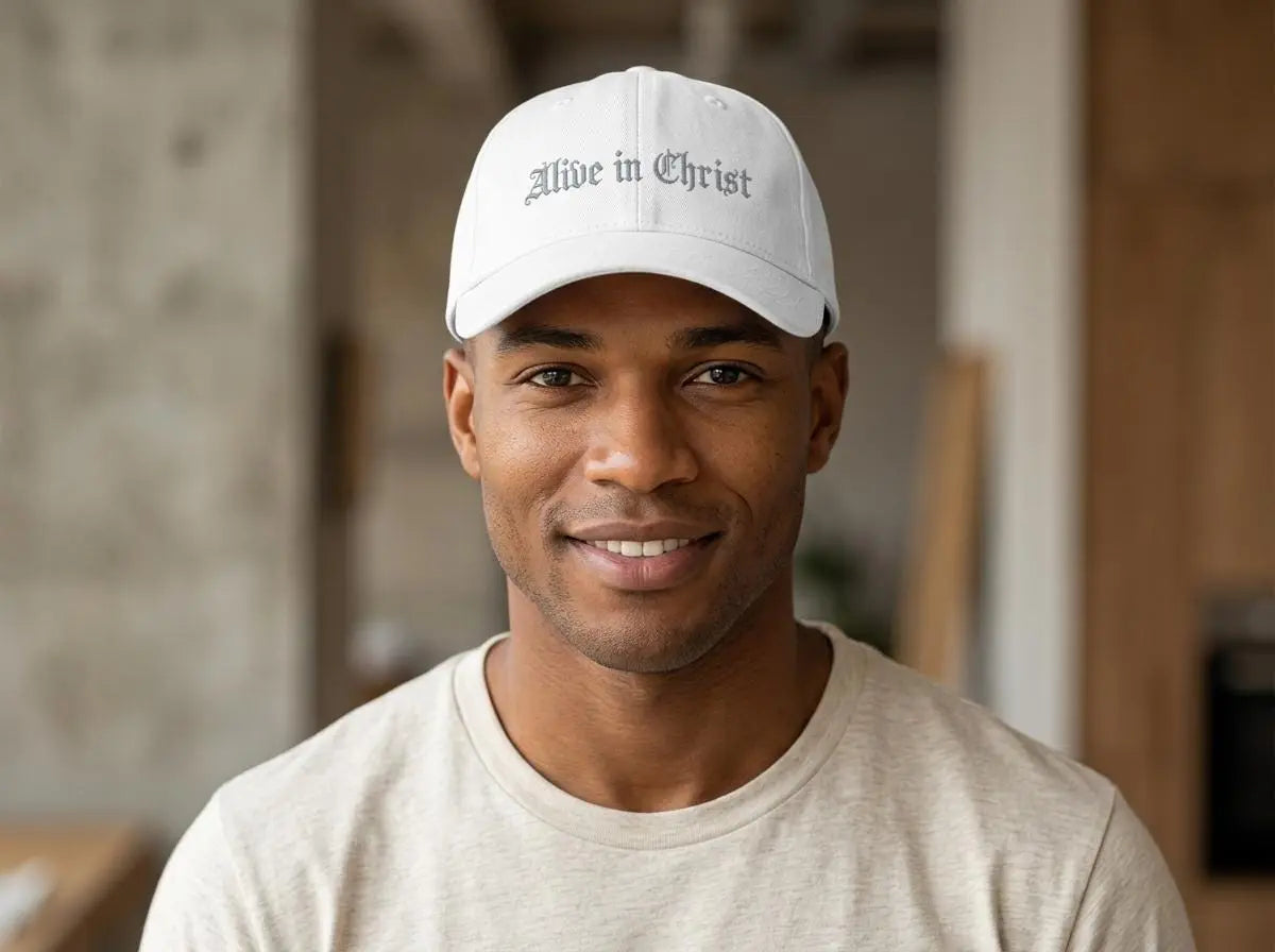Alive in Christ Baseball Cap | Embroidered Christian Hat
