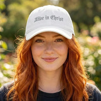 Alive in Christ Baseball Cap | Embroidered Christian Hat