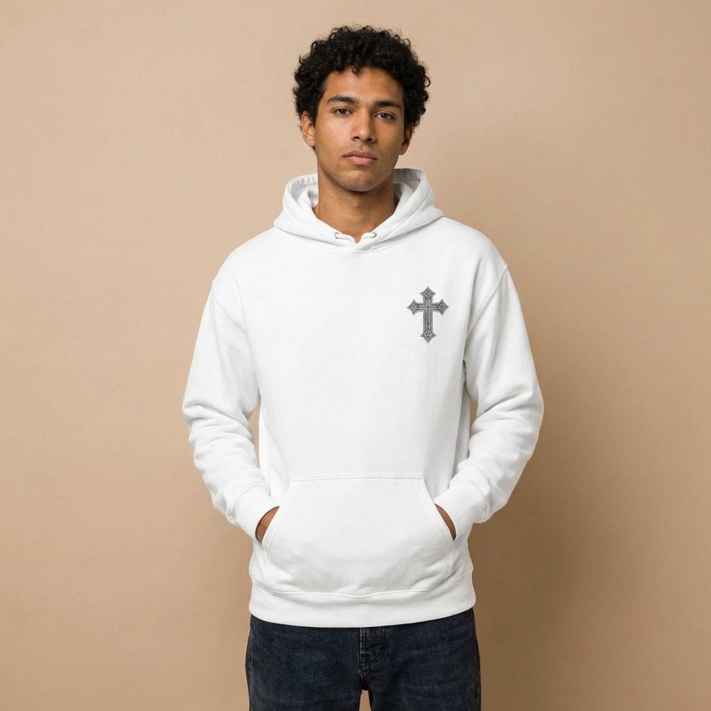 Mens Christian Hoodie, Hebrews 6:19 Anchor Verse, Religious Streetwear Sweatshirt, Church Hoodie, Christian Lake Hoodie