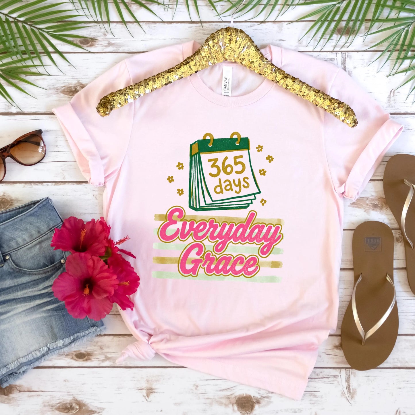 Everyday Grace T-Shirt | Faith Christian Tee | Womens Faith Apparel | Trendy Christian Shirt