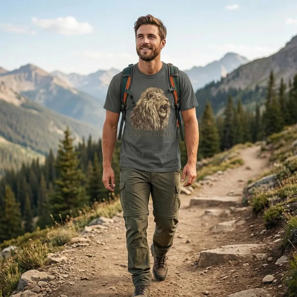 Lion of Judah Shirt Comfort Colors 1717, Vintage Christian T-Shirt, Faith Based Apparel, Christian Graphic Tee, Christian Streetwear