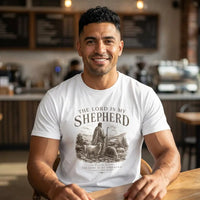 The Lord Is My Shepherd T-shirt | Vintage Christian Graphic Tee | Christian Comfort Colors Tee, Psalm 23 Tee | Mens Christian Clothing