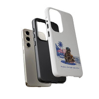 Cute Christian Phone Case, Beach Raccoon Phone Cover, Love Jesus Drink Coffee Enjoy Sunshine, Christian Gift for Women