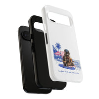 Cute Christian Phone Case, Beach Raccoon Phone Cover, Love Jesus Drink Coffee Enjoy Sunshine, Christian Gift for Women