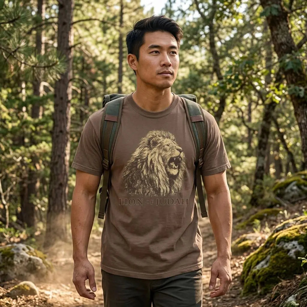 Lion of Judah Shirt Comfort Colors 1717, Vintage Christian T-Shirt, Faith Based Apparel, Christian Graphic Tee, Christian Streetwear
