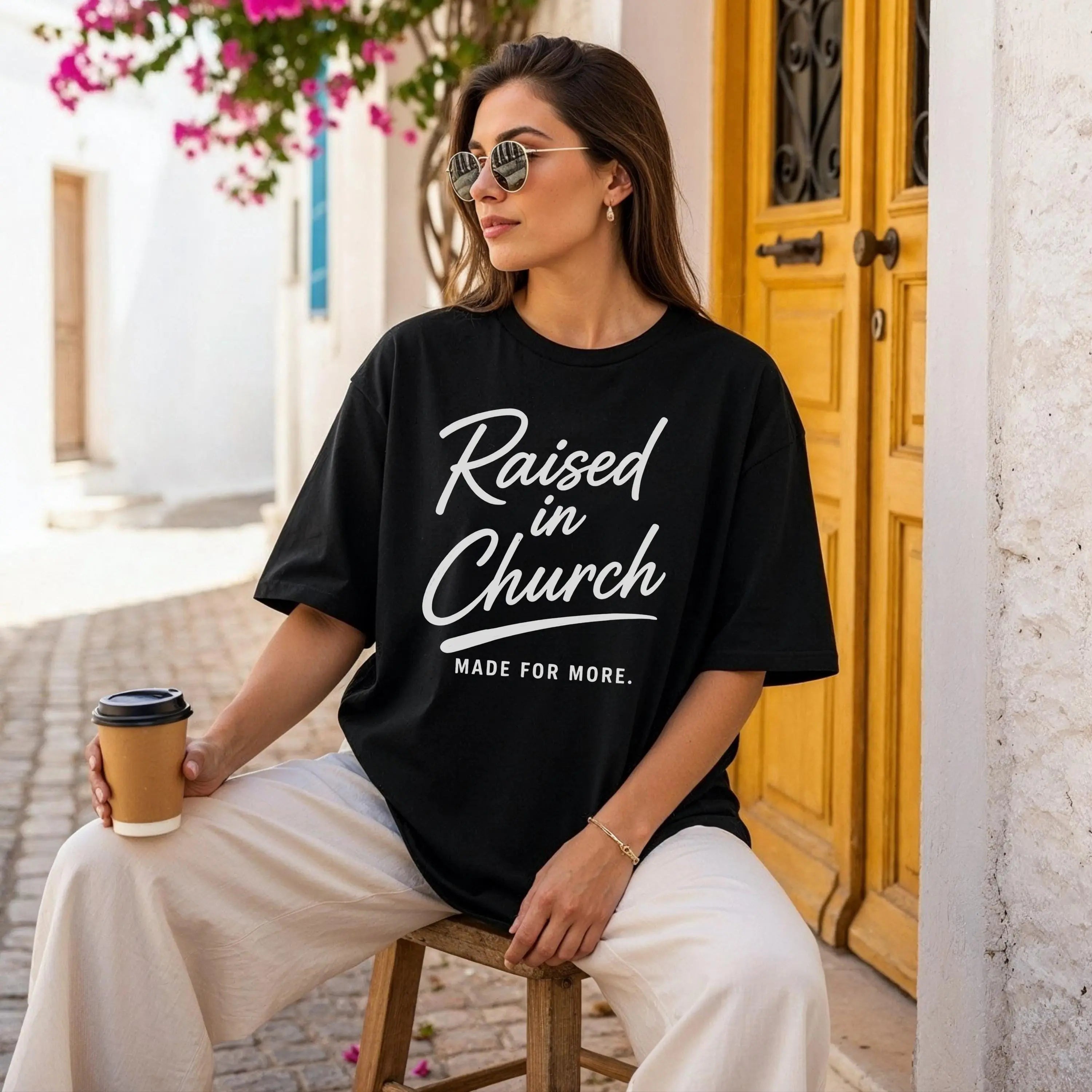 Oversized Christian tee | Comfort Colors Christian Top | Trendy Church T-shirt | Christian gift her | Religious Graphic Tee