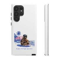 Cute Christian Phone Case, Beach Raccoon Phone Cover, Love Jesus Drink Coffee Enjoy Sunshine, Christian Gift for Women