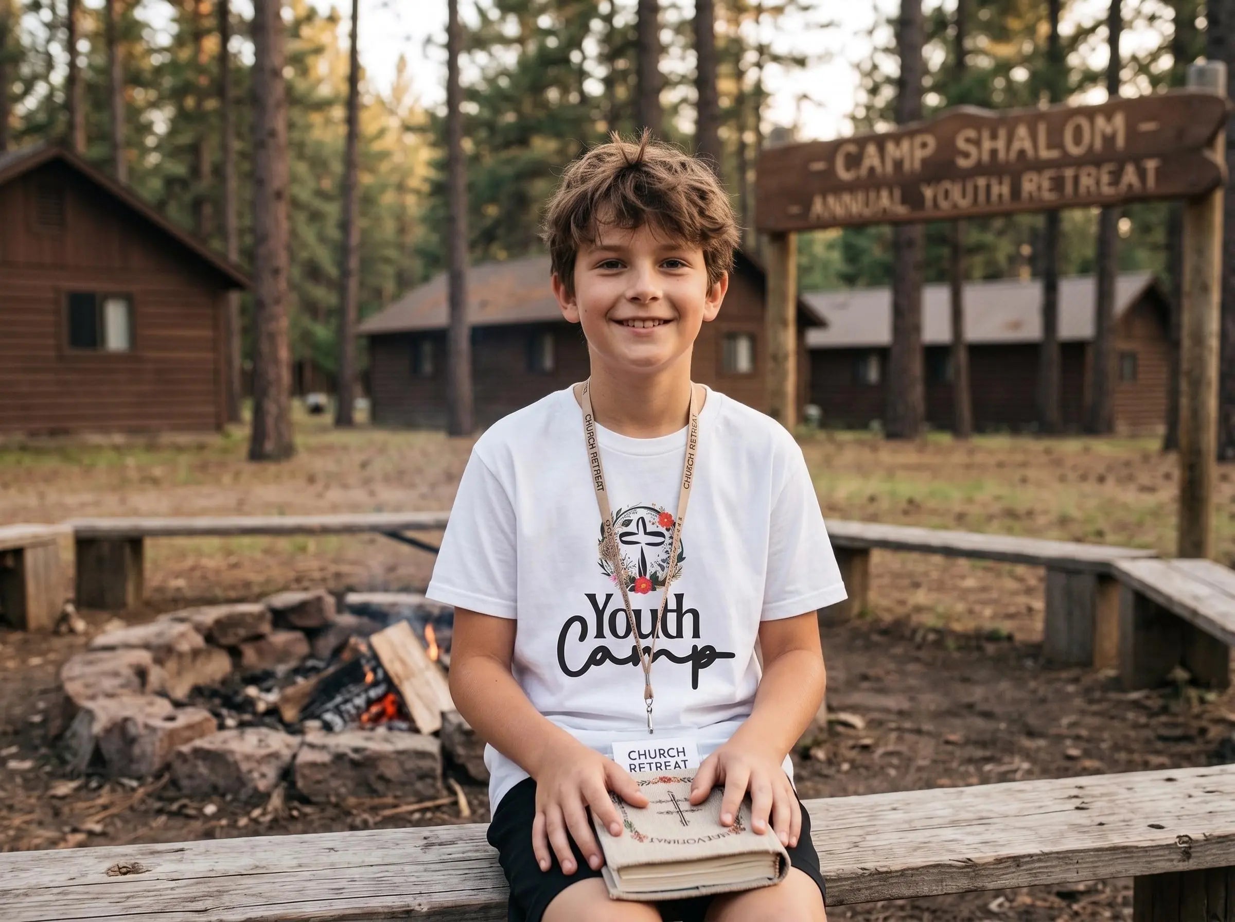 Youth Camp Tee | Christian Youth Camp Shirt | Church Camp T-Shirt | Youth Group Tee | VBS Camp Shirt | Church Retreat Shirt