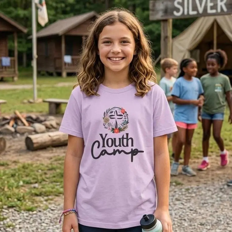 Youth Camp Tee | Christian Youth Camp Shirt | Church Camp T-Shirt | Youth Group Tee | VBS Camp Shirt | Church Retreat Shirt