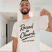 Raised In Church – Graphic Tee | Mens Church Shirt | Oversized Christian tee | Comfort Colors Christian Top | Trendy Church T-shirt