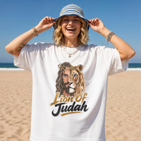 Lion of Judah Shirt | Jesus Lion Tee | Revelation 5:5 Christian Shirt | Comfort Colors Tee | Faith Based Gift for Men Women