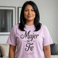 Mujer de Fe T-shirt | Spanish Christian Tee | Camisa Cristiana | Playera Cristiana | Spanish Faith Apparel