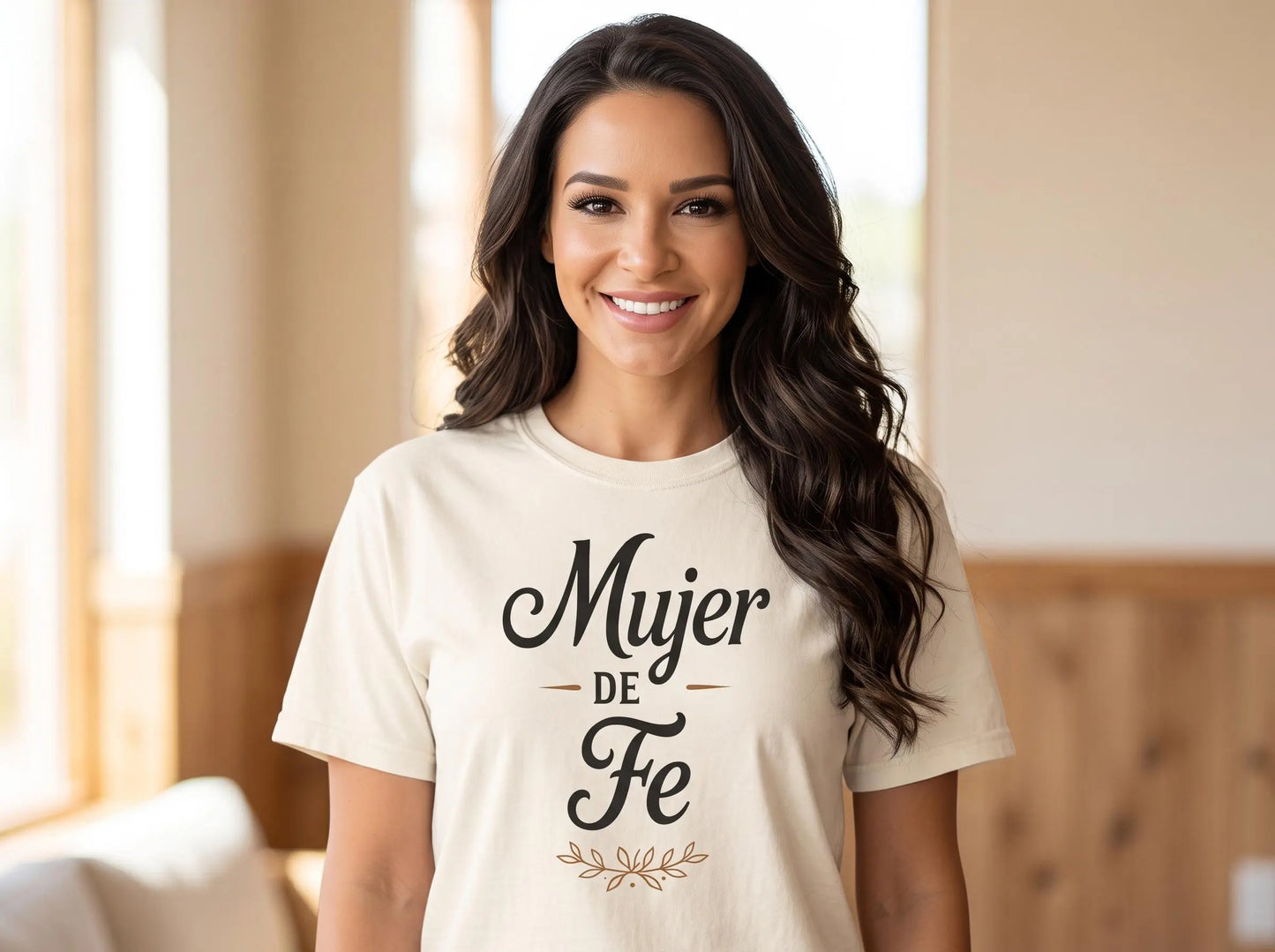 Mujer de Fe T-shirt | Spanish Christian Tee | Camisa Cristiana | Playera Cristiana | Spanish Faith Apparel
