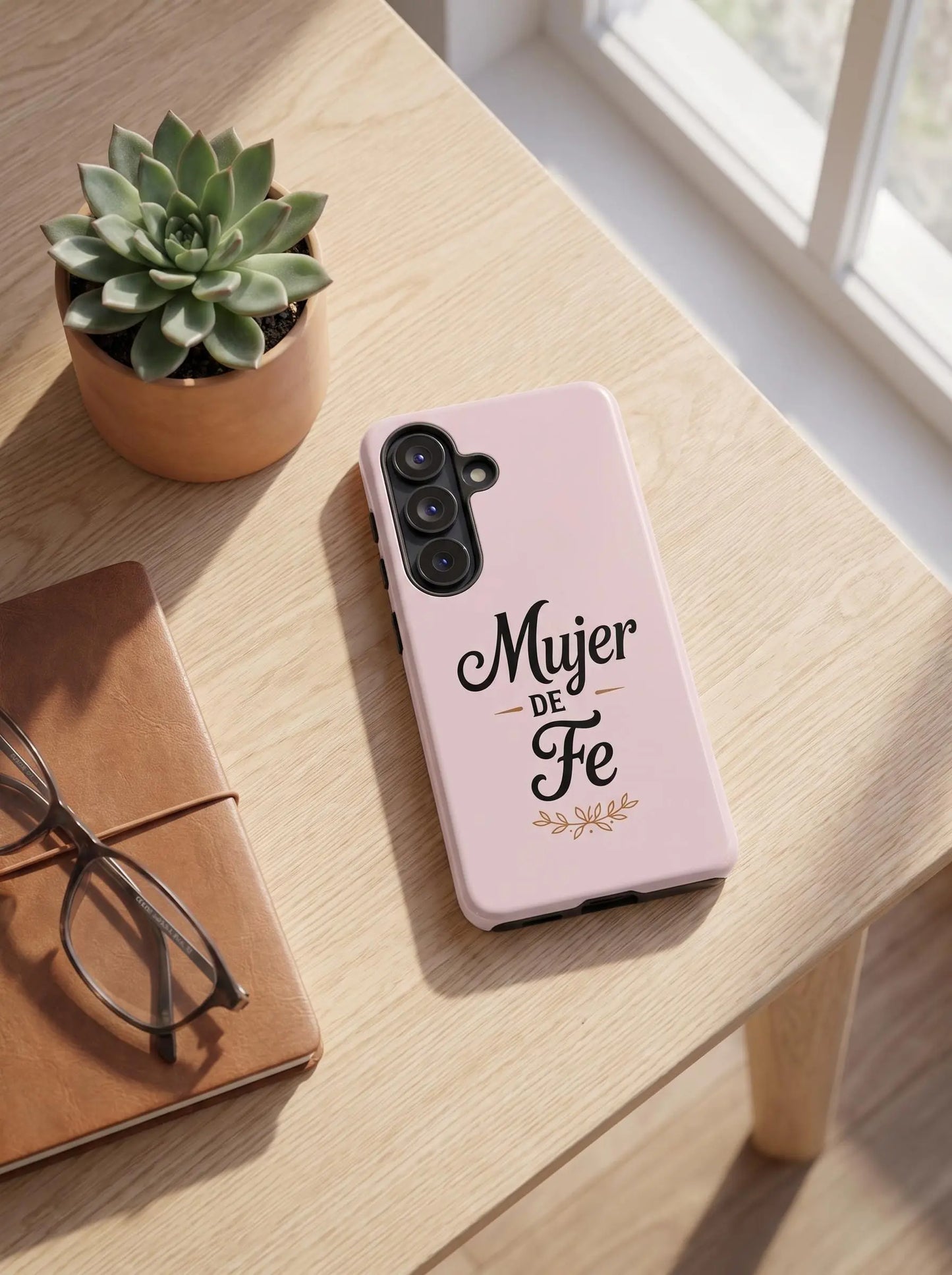 Christian Bible Verse Phone Case | Mujer de Fe Phone Case | Tough Phone Case | Christian Phone Case Bible Verse, iPhone 17 - 12 Samsung