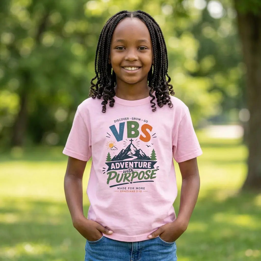 Christian Youth Tee | VBS Shirt for Kids | Kids Church Tee | Vacation Bible School Camp Shirt | Made for More Tee
