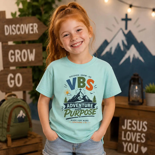 Christian Youth Tee | VBS Shirt for Kids | Kids Church Tee | Vacation Bible School Camp Shirt | Made for More Tee
