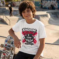 Kingdom Rebel Youth Shirt, Christian Kids Tee, Comfort Colors 9018 Youth T-Shirt, Faith Graphic Tee, Christian Gift for Boys & Girls