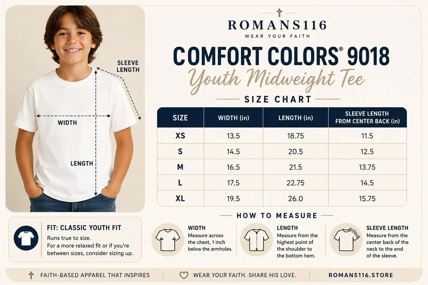 Kingdom Rebel Youth Shirt, Christian Kids Tee, Comfort Colors 9018 Youth T-Shirt, Faith Graphic Tee, Christian Gift for Boys & Girls