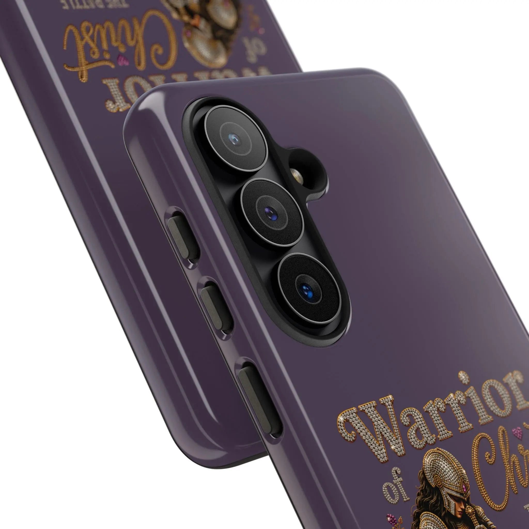 Warrior of Christ Phone Case | Christian iPhone & Samsung Case | 2 Chronicles 20:15 Bible Verse Cover | Faith-Based Protective Phone Cover