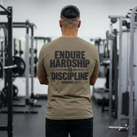 Christian Workout Shirt | Endure Hardship as Discipline T-Shirt | Christian Gym Clothes | Jesus Gym Shirt | Christian Athletic Wear