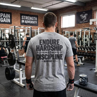 Christian Workout Shirt | Endure Hardship as Discipline T-Shirt | Christian Gym Clothes | Jesus Gym Shirt | Christian Athletic Wear