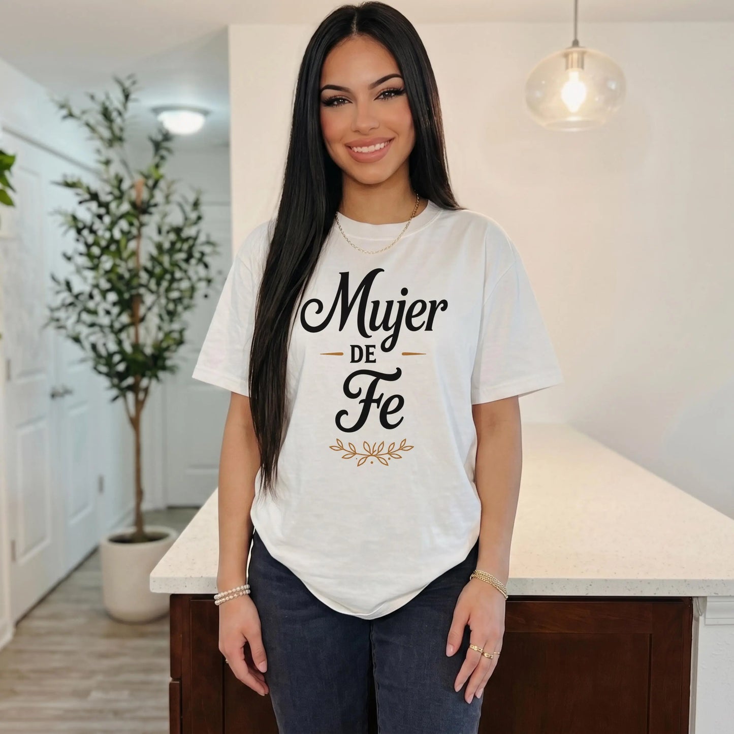 Mujer de Fe T-shirt | Spanish Christian Tee | Camisa Cristiana | Playera Cristiana | Spanish Faith Apparel