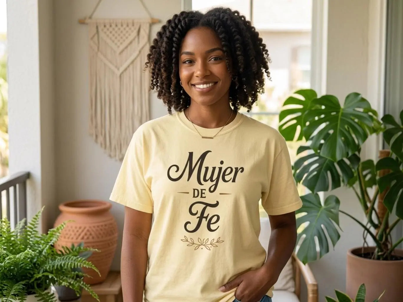 Mujer de Fe T-shirt | Spanish Christian Tee | Camisa Cristiana | Playera Cristiana | Spanish Faith Apparel