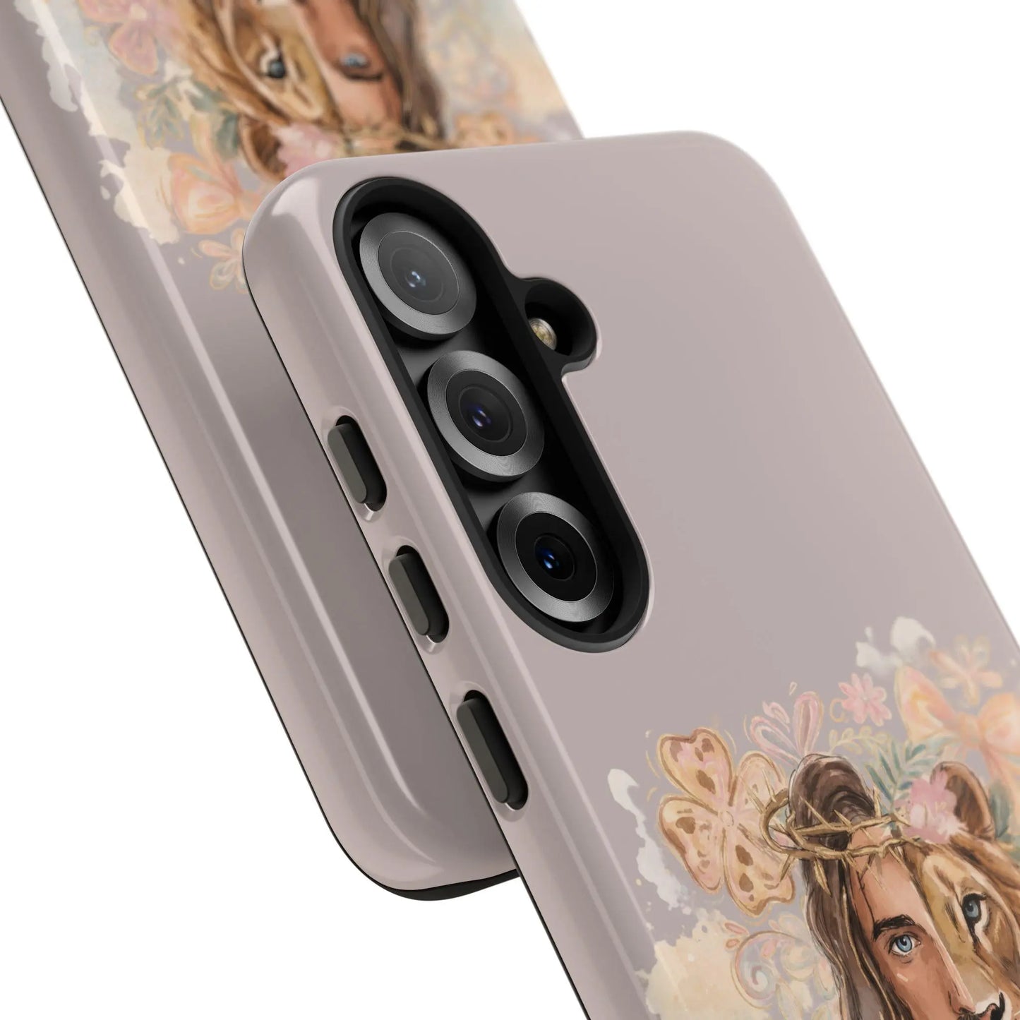 Lion of Judah Christian Phone Case, Jesus iPhone Case, Faith Phone Cover, Christian Gift, Bible Verse Accessory, Religious Phone Case