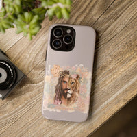 Lion of Judah Christian Phone Case, Jesus iPhone Case, Faith Phone Cover, Christian Gift, Bible Verse Accessory, Religious Phone Case