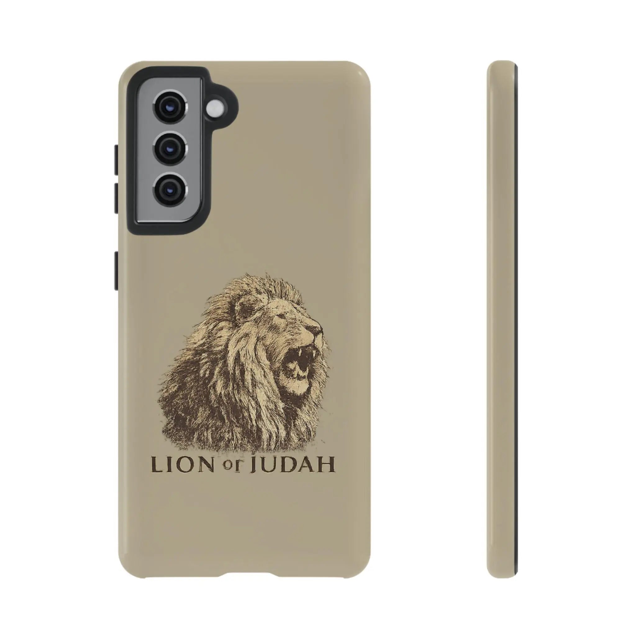Lion of Judah Christian Phone Case, Bible Verse Phone Case, Faith iPhone Case, Christian Gift, Jesus Phone Cover, Religious Phone Case
