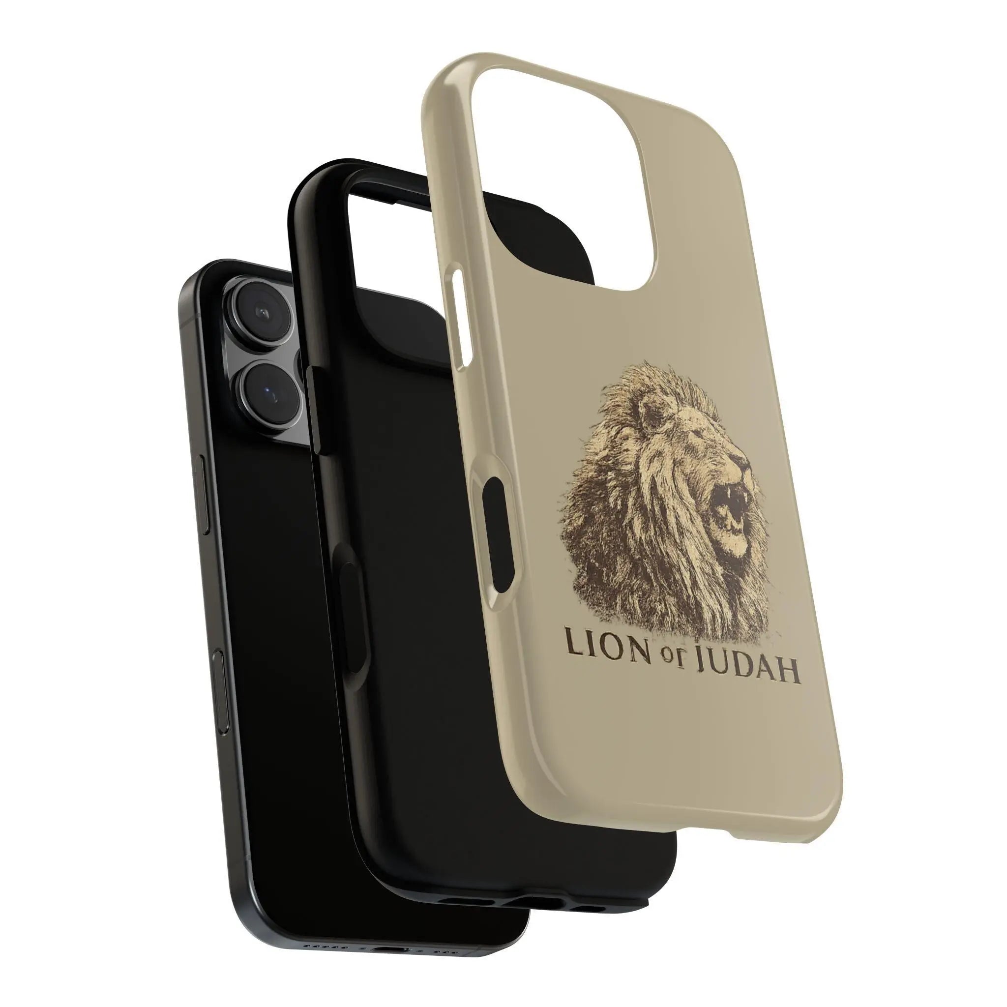Lion of Judah Christian Phone Case, Bible Verse Phone Case, Faith iPhone Case, Christian Gift, Jesus Phone Cover, Religious Phone Case