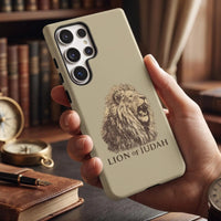 Lion of Judah Christian Phone Case, Bible Verse Phone Case, Faith iPhone Case, Christian Gift, Jesus Phone Cover, Religious Phone Case