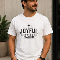 Joyful Noise Maker Christian T-Shirt, Church Tee, Christian Worship Shirt, Faith Graphic Tee, Praise Jesus Tee, Gift for Worship Leader